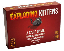 Exploding Kittens - Juego de cartas divertidísimo