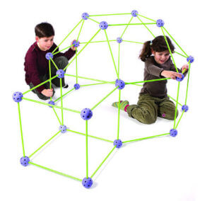 Construir estructuras para jugar dentro de ellas