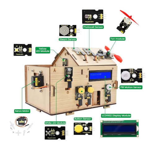 Juguetes para aprender y practicar electricidad / electrónica